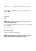 WGU D181 Digital Technology in Middle School Civics &lpar;D181&rpar; 2026