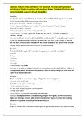 California Firearm Safety Certificate Final exam&sol;CA FSC prep Exam Questions and Answers Practice Questions with Solutions Newest Complete Questions And Correct Detailed Answers&vert; Already Graded A&plus;