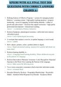 KPEERI WITH ALL FINAL TEST 2026 QUESTIONS WITH CORRECT ANSWERS GRADED A&plus;