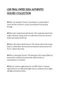 LDR FINAL PAPER 2026 AUTHENTIC SOLVED COLLECTION
