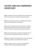LDR STUDY GUIDE 2026 COMPREHENSIVE  ANSWER DIGEST