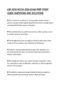 LDR 303S NCOA 2026 EXAM PREP STUDY GUIDE QUESTIONS AND SOLUTIONS