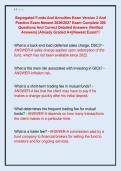 Segregated Funds And Annuities Exam Version 2 And  Practice Exam Newest 2026&sol;2027 Exam Complete 300  Questions And Correct Detailed Answers &lpar;Verified  Answers&rpar; &vert;Already Graded A&plus;&vert;&vert;Newest Exam&excl;&excl;&excl; 