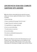 LDR-303S NCOA EXAM 2026 COMPLETE QUESTIONS WITH ANSWERS