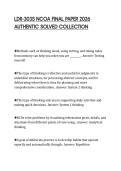 LDR-303S NCOA FINAL PAPER 2026 AUTHENTIC SOLVED COLLECTION