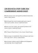 LDR-303S NCOA STUDY GUIDE 2026 COMPREHENSIVE ANSWER DIGEST