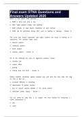 Final exam STNA Questions and Answers Updated 2026