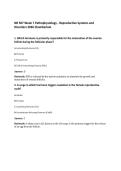 NR 507 Week 7 Pathophysiology - Reproductive Systems and Disorders 2026 Chamberlain