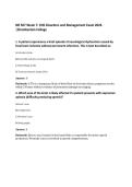 NR 507 Week 7&colon; CNS Disorders and Management Exam 2026 &vert;Chamberlain College