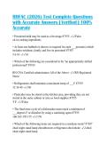 RHFAC &lpar;2026&rpar; Test Complete Questions with Accurate Answers &vert; Verified &vert; 100&percnt; Accurate