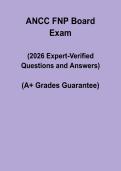 ANCC FNP Board Exam Practice Questions 2026 &vert; Family Nurse Practitioner Certification Prep PDF