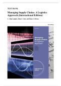 Test Bank &ndash; Managing Supply Chains&colon; A Logistics Approach&comma; 9th Edition &ndash; C&period; John Langley&comma; John J&period; Coyle&comma; Brian J&period; Gibson&comma; & Robert A&period; Novack