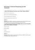 NR 507 Weeks 5&ndash;8 Advanced Pathophysiology Quiz 2026 &vert;Chamberlain