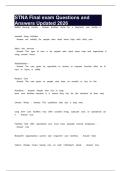 STNA Final exam Questions and Answers Updated 2026