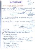 biomolecules easy and short notes with explanations