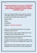 Smartsheet Certification Exam Version 1&vert;&vert; QUESTIONS  AND CORRECT DETAILED ANSWERS&vert;&vert; VERIFIED  EXAM&excl;&excl;&excl;&lpar;VERIFIED ANSWERS&rpar; &vert;ALREADY GRADED  A&plus;&vert;&vert;NEWEST EXAM&excl;&excl;&excl; 