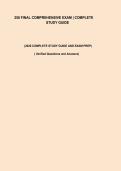 258 Final Comprehensive Exam &ndash; Study Guide & Practice Questions 2026