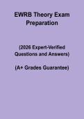 EWRB Theory Exam Prep 2026 &vert; Electrical Licensing Practice Questions & Study Guide PDF