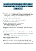 LINA01 COMPREHENSIVE STUDY GUIDE 2026 FULL QUESTIONS AND SOLUTIONS GRADED A&plus;