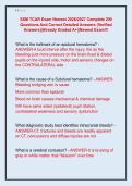 SSM TCAR Exam Newest 2026&sol;2027 Complete 200  Questions And Correct Detailed Answers &lpar;Verified  Answers&rpar;&vert;Already Graded A&plus;&vert;&vert;Newest Exam&excl;&excl;&excl; 