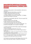 Galen NUR 210 &lpar;2026&rpar; Exam 2 Complete Questions and Answers &vert; Verified &vert; 100&percnt; Accurate