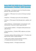 Galen NUR 210 &lpar;2026&rpar; Exam 2 Questions and Answers &vert; Verified &vert; 100&percnt; Accurate
