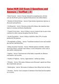 Galen NUR 210 Exam 2 Questions and Answers &vert; Verified &vert; A&plus;