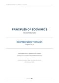 PRINCIPLES OF ECONOMICS TEST BANK
