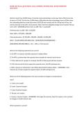BCOR 340 FINAL &vert; QUESTIONS AND ANSWERS &vert; WINTER 2026 &vert; WITH COMPLETE SOLUTION&period;