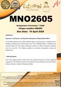 MNO2605 Assignment 2 &lpar;COMPLETE ANSWERS&rpar; Semester 1 2026 - DUE 10 April 2026