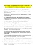 APCO Public Service Telecommunicator 1 Pre-Test with all Correct & 100&percnt; Verified Answers &vert;Already Graded A&plus;