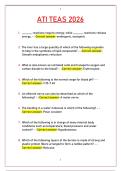 ATI TEAS 7 Science Study Guide Practice Questions