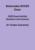 Boilermaker NCCER Exam Questions & Answers 2026 &vert; Trade Certification Practice PDF