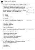 NATE AC Service Certification &sol; Study Guide 2025 &sol; Practice Test &sol; Score 100&percnt;