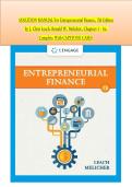 Solution manual for entrepreneurial finance 7th edition j chris leach