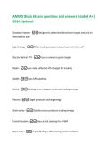 AMMO Block 6Exam questions and answers Graded A&plus;&vert;  2026 Updated 