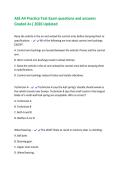 ASE A4 Practice Test Exam questions and answers  Graded A&plus;&vert; 2026 Updated 