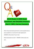 ACLS Exam A 2026 &ndash; 50 Questions & Answers on Cardiac Arrest&comma; ECG&comma; Stroke & Resuscitation &lpar;ACLS-2026&rpar; &ndash; Emergency Medicine Certification&comma; American Heart Association