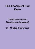 FAA Powerplant Oral Questions 2026 &vert; AMT Exam Practice & Study Guide PDF