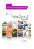 Nutrition Therapy and Pathophysiology Third Edition Complete Test Bank with Answers Guide