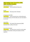 SIDA Badge Exam Questions With 100- Verified Answers&period;docx