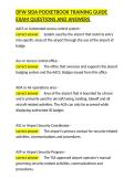 DFW SIDA POCKETBOOK TRAINING GUIDE EXAM QUESTIONS AND ANSWERS&period;docx