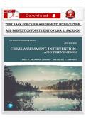 Test Bank for Crisis Assessment&comma; Intervention&comma; and Prevention 4th Edition &ndash; Chapters 1&ndash;14 PDF &vert; Verified Q&A &vert; 100&percnt; Latest Update 2026