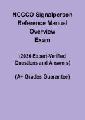 NCCCO Signalperson Reference Manual Overview 2026 &vert; Certification Study Guide & PDF