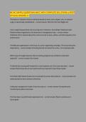 NE-BC Sample Questions ANCC with Complete Solutions &vert; Latest Upload &vert; Graded A&plus;
