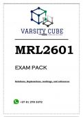MRL2601 EXAM PACK 2023