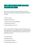 MDC 4 MDC III EXAM SCRIPT 2026 FULL SOLUTION TEST BANK