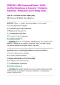 POSC 201 JMU Hammond Exam 1 2026 &vert; Verified Questions & Answers &plus; Complete Solutions &vert; Political Science Study Guide