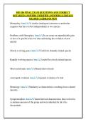 BIO 206 FINAL EXAM QUESTIONS AND CORRECT  DETAILED ANSWERS &lpar;VERIFIED ANSWERS&rpar; &vert;ALREADY  GRADED A&plus;&vert;&vert;BRAND NEW