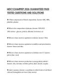 MDC1 EXAMPREP 2026 GUARANTEED PASS TESTED QUESTIONS AND SOLUTIONS